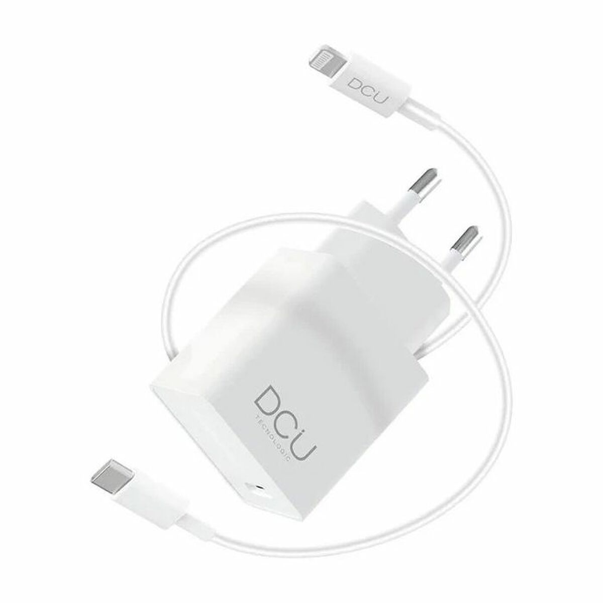 Sienas Lādētājs DCU 37350015 Balts